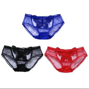 Women's Butterfly Lingerie Pantie Bundle-Set